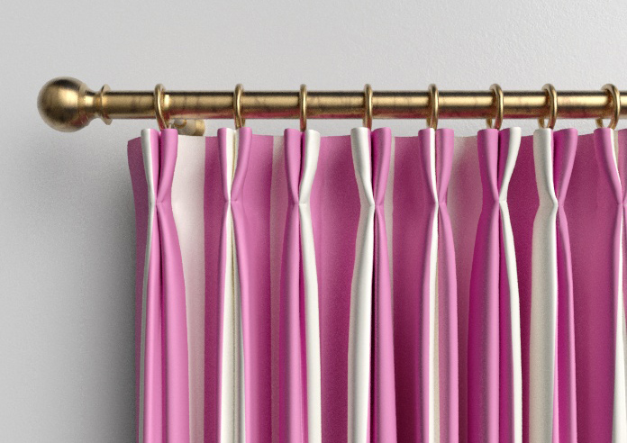 The British Stripe Co. Henry, Notting Hill No.1 - Made to Measure Curtains - Image 10